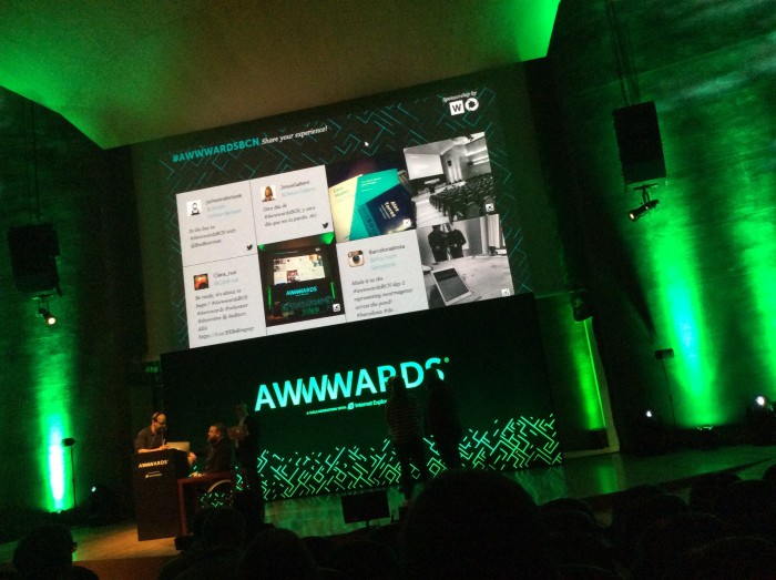 Awwwards Barcelona - Great event, inspirational talks and projects.